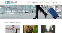 Desktop Screenshot of luggageportal.com